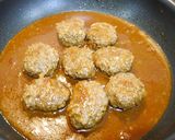 簡単!100%ビーフハンバーグ(煮込み)作り方3写真