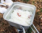 ジェノベーゼごはん（山メシ）作り方3写真