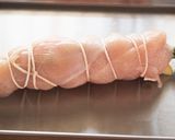 真空調理で鶏胸肉の塩レモンロール作り方3写真
