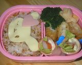 お弁当に☆簡単　お花のハム☆作り方4写真