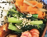 【お弁当】小松菜としらすのマヨ炒め作り方2写真