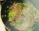 サニーレタスとふわふわ卵の牛肉炒め作り方5写真