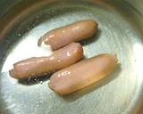 紫蘇香る❀トマトと卵のごてもりドッグ作り方2写真