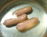紫蘇香る❀トマトと卵のごてもりドッグ作り方2写真