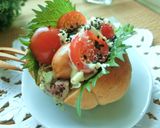 紫蘇香る❀キャベトマごてもりドッグ作り方7写真
