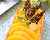 オレンジのライムカスタードタルト作り方28写真