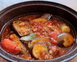 みんな大好き！ナスとひき肉のトマト煮込み作り方5写真