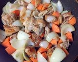 簡単★野菜とチキンのクリームカレー作り方3写真