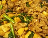 筍と豚肉の焼き肉のタレ炒め♪作り方6写真