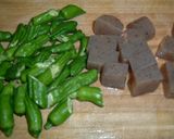 しし唐とこんにゃくのおかか煮作り方1写真