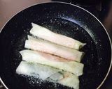 おつまみにチーズ&おもちの春巻きステック作り方3写真