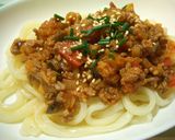 ナスとトマトの中華風ミートソース作り方6写真
