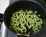 豆のゆで汁で作るえんどう豆ご飯(3合分)作り方2写真