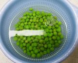 豆のゆで汁で作るえんどう豆ご飯(3合分)作り方3写真