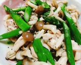 レンジで♪アスパラと鶏肉のオリーブ蒸し作り方4写真