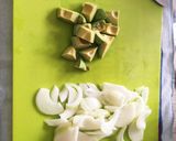 トマト缶でシーフードカレー。作り方2写真
