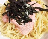 我が家の王道☆簡単明太子パスタ☆作り方5写真
