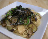 超簡単❤茄子とそぼろの和風パスタ作り方6写真