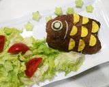ハンバーグで巨大鯉のぼり作り方7写真