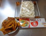 最速のハムカツうどん作り方1写真