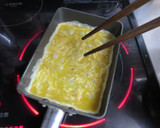 白だし使った　だし巻き卵作り方6写真