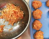 お弁当に♪オムライス夢見る*ケチャつくね作り方4写真