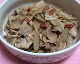 ごぼうと豚バラ肉の中華炒め。作り方4写真