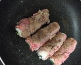 簡単‼︎ニラと竹輪の肉巻ソテー♪作り方4写真