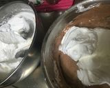 チョコチップシフォンケーキ13cm×2台作り方6写真