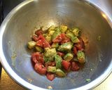 簡単混ぜるだけ！アボカドと茹で豚のパスタ作り方2写真