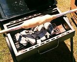 バーベキューで、バームクーヘン！作り方4写真