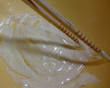 簡単５分♪炒り卵と三つ葉のからしマヨ和え作り方1写真