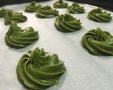簡単20分おやつ抹茶そば粉の絞りクッキー作り方4写真