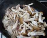 簡単★豚肉と紫水菜とキノコの中華炒め作り方6写真