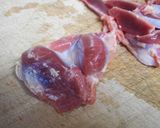 ゴマ香る鶏砂肝♪紅生姜とナイスタッグ♡作り方1写真