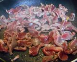 ゴマ香る鶏砂肝♪紅生姜とナイスタッグ♡作り方3写真