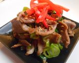 ゴマ香る鶏砂肝♪紅生姜とナイスタッグ♡作り方5写真