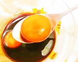 白米食べ過ぎ注意！卵黄の醤油漬け♡作り方2写真