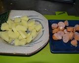 ごてもりドッグ☆マスタード和えと春野菜作り方1写真