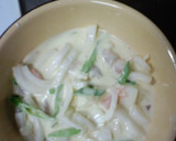 新玉ねぎと絹さやのかき揚げ♡作り方2写真