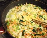 煮物リメイク！！筍と彩野菜のグラタン作り方8写真