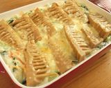 煮物リメイク！！筍と彩野菜のグラタン作り方15写真