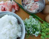 ちょっと豪華なかに玉チャーハン作り方1写真