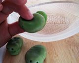 キャラ弁に☆そら豆星人☆作り方4写真