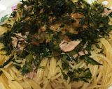 明日葉の納豆パスタ作り方5写真