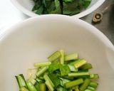小松菜がモリモリ食べれるマグロ缶詰め炒め作り方1写真