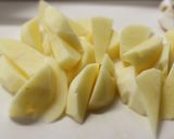 新じゃがベーコン椎茸のマヨマスタード炒め作り方1写真