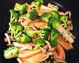 ☆簡単、鮭ブロッコリーしめじのバター醤油作り方3写真