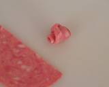 【キャラ弁】ビアハムの薔薇弁当作り方2写真