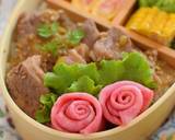 【キャラ弁】ビアハムの薔薇弁当作り方4写真